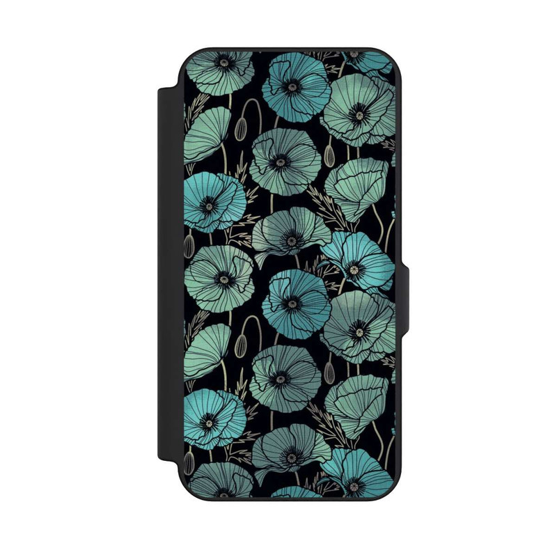 Galaxy S25 FE NIVOflip Summer Poppies Green