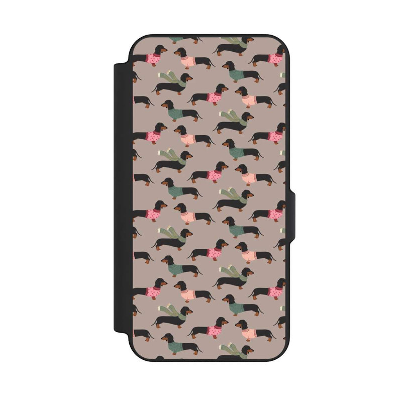 Galaxy S25 FE NIVOflip Modèle Teckel Hiver