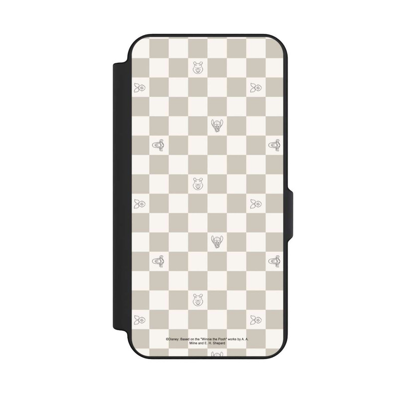 Galaxy S25 FE NIVOflip Winnie l'Ourson Beige à Carreaux