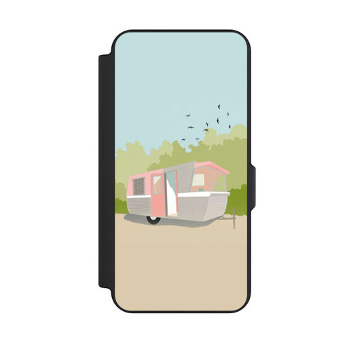Samsung Galaxy S25 FE NIVOflip Retro Glamping by Roberta Murray