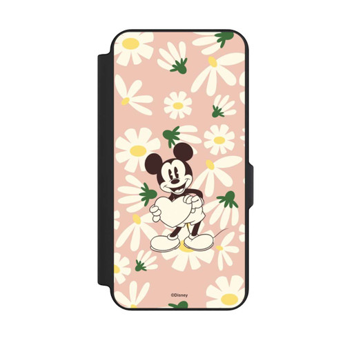 Samsung Galaxy S25 FE NIVOflip Micky Maus Blumen für Valentines Tag