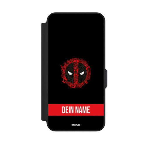 Samsung Galaxy S25 FE NIVOflip Deadpool Logo Personalisierbar