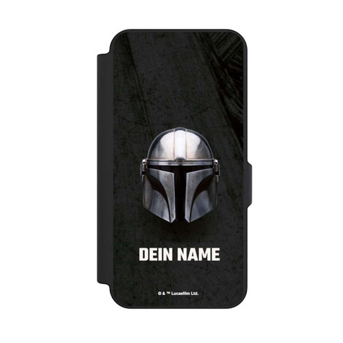 Samsung Galaxy S25 FE NIVOflip Star Wars Mandalorian Black Helmet Personalisierbar