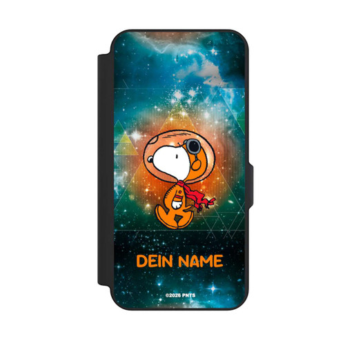 Samsung Galaxy S25 FE NIVOflip Snoopy Weltraumreisender Personalisierbar