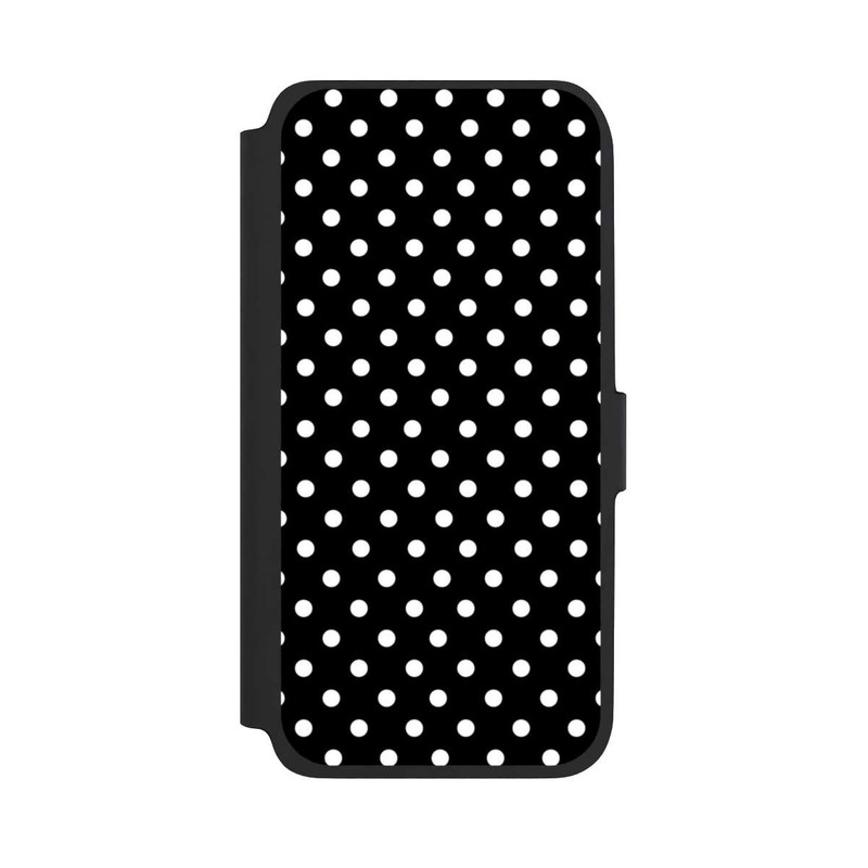 Galaxy A17 5G NIVOflip Polka Dots Schwarz und Weiß