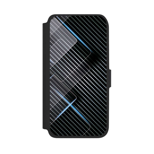 Samsung Galaxy A17 5G NIVOflip Lignes Bleues Carbones