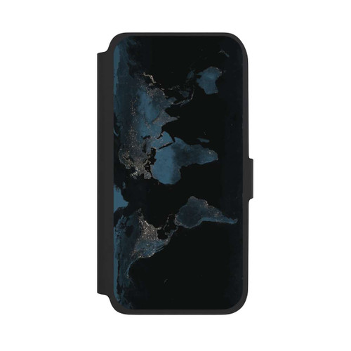 Samsung Galaxy A17 5G NIVOflip Carte du Monde Nuit
