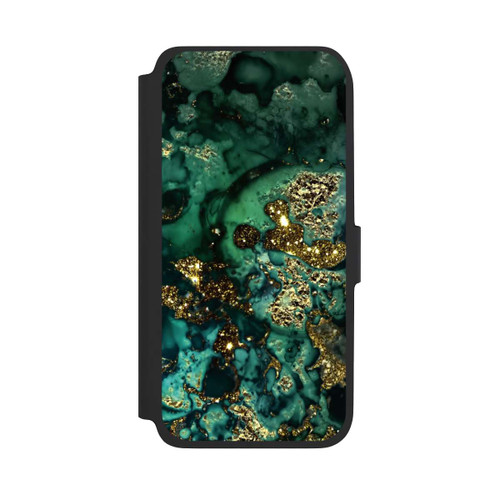Samsung Galaxy A17 5G NIVOflip Marbre Cyan Scintillant