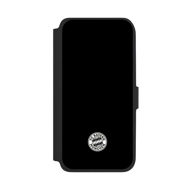 Galaxy A17 5G NIVOflip Klassisches FCB Logo Klein - Weiß auf Schwarz
