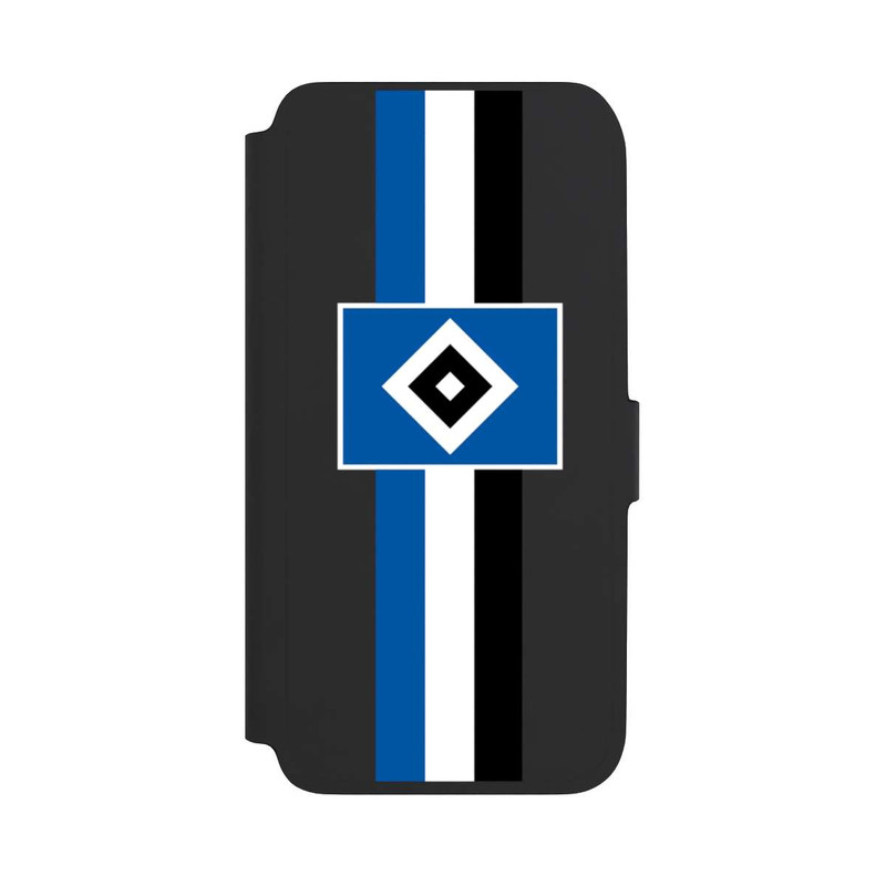 Galaxy A17 5G NIVOflip HSV Streifen - Blau-Weiß-Schwarz - ohne Hintergrund