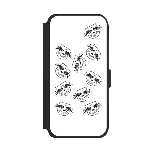 Samsung Galaxy A17 5G NIVOflip Logos RB Leipzig Schwarz auf Weiß