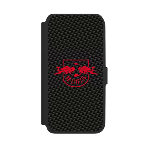 Samsung Galaxy A17 5G NIVOflip Red RB Leipzig logo on carbon look