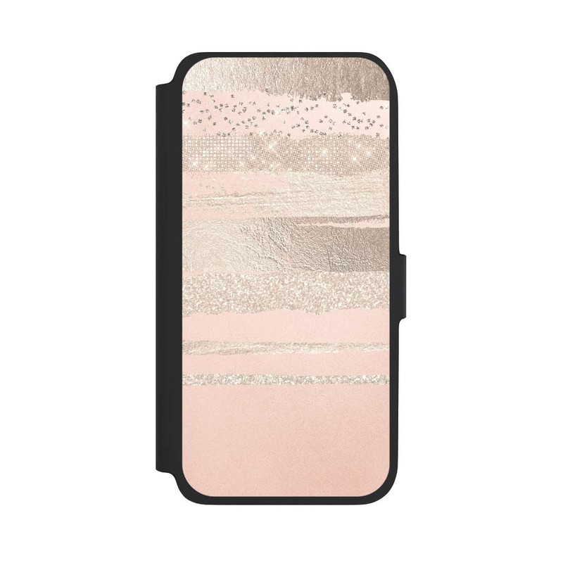 Galaxy A17 5G NIVOflip Glitzerschichten (Rosé/Silver) Glitterlook