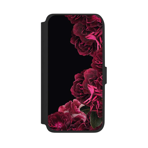 Samsung Galaxy A17 5G NIVOflip Vintage Rosen auf Schwarz