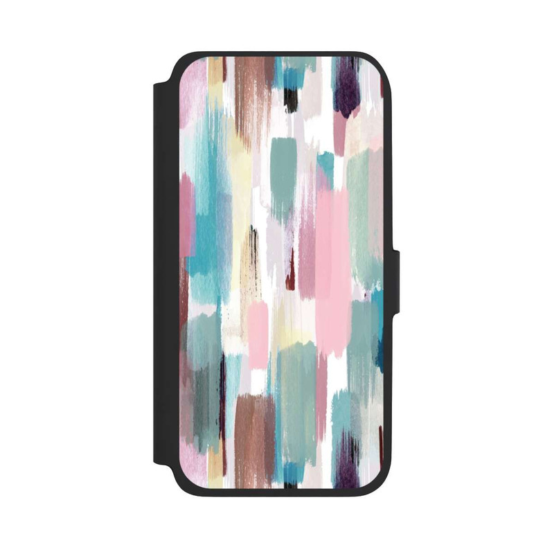 Galaxy A17 5G NIVOflip Abstrakte Pinselstriche in Pastelltönen