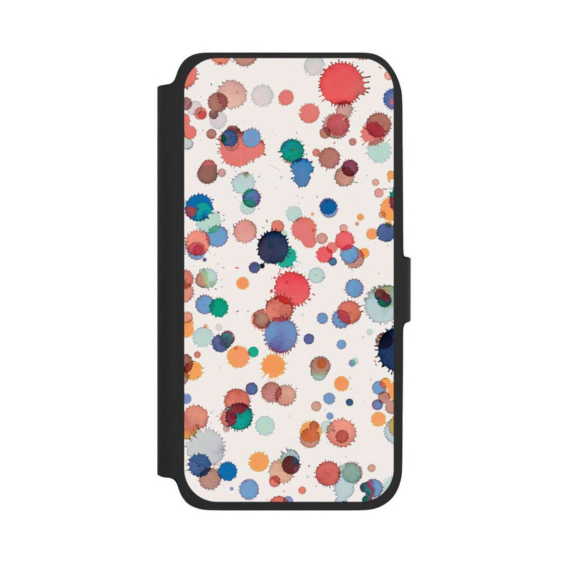 Galaxy A17 5G NIVOflip Tropfen Aquarell Textur Blau Gelb