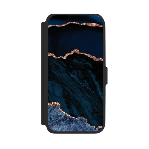 Samsung Galaxy A17 5G NIVOflip Nacht Blau Marmor Landschaft
