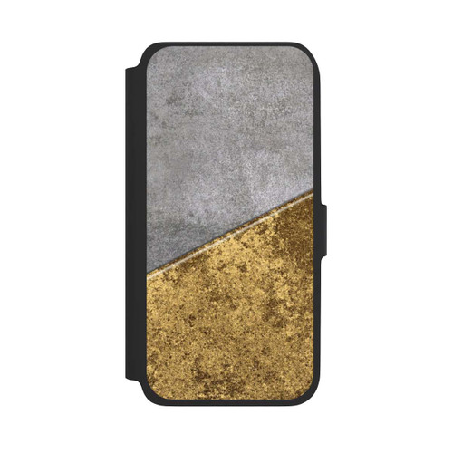 Samsung Galaxy A17 5G NIVOflip Aspect béton et or