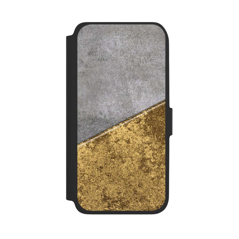 Galaxy A17 5G NIVOflip Beton und Goldlook