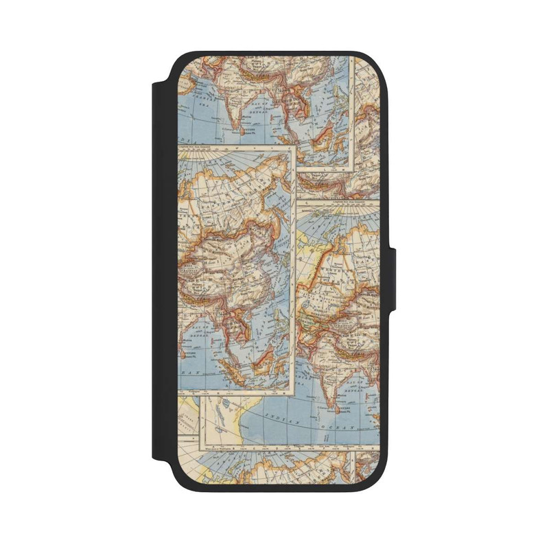 Galaxy A17 5G NIVOflip Weltkarte Vintage