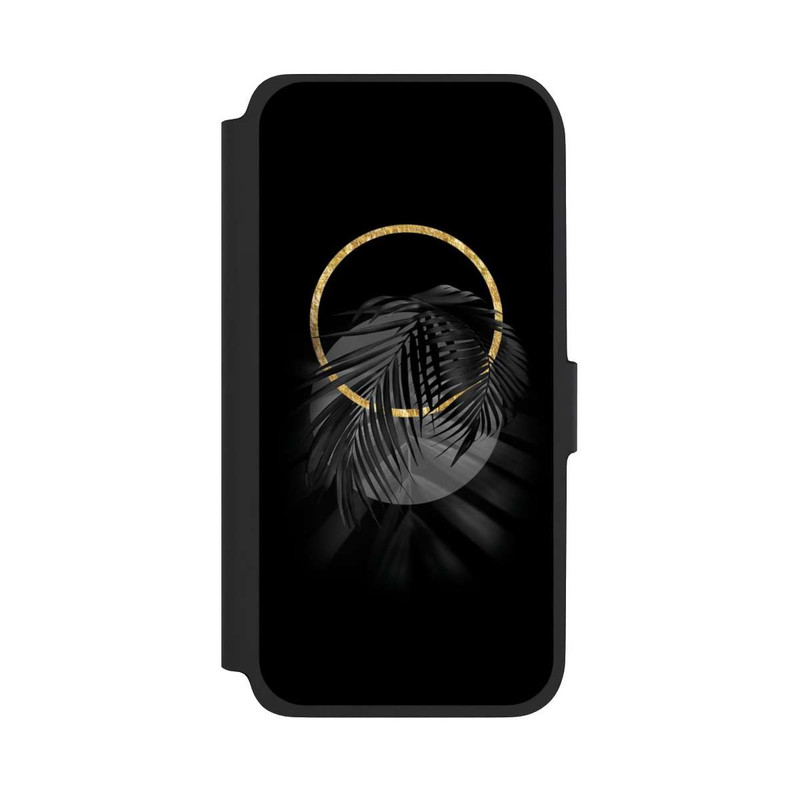 Galaxy A17 5G NIVOflip Black Tropical Leaf