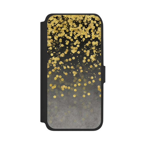 Samsung Galaxy A17 5G NIVOflip Pluie glamoureuse dorée