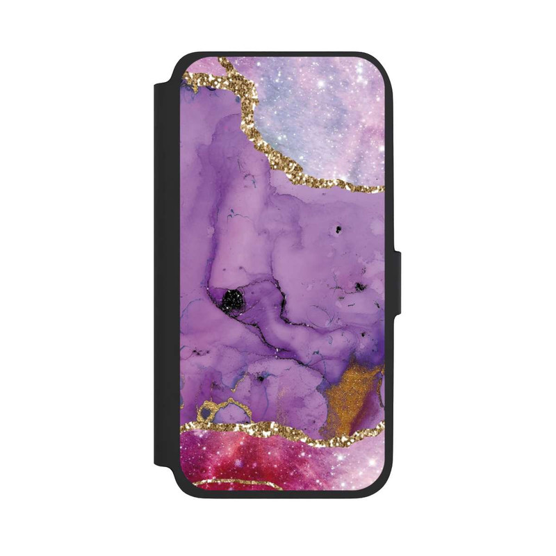 Galaxy A17 5G NIVOflip Purple Galaxy Glamour Marble