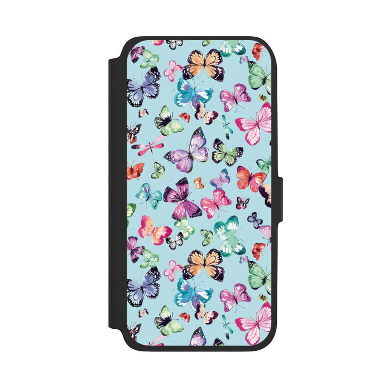 Galaxy A17 5G NIVOflip Schmetterlinge rosa orange blau