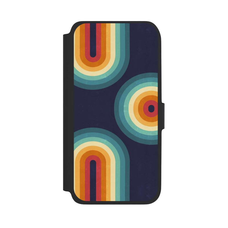 Galaxy A17 5G NIVOflip Double Rainbow on Blue
