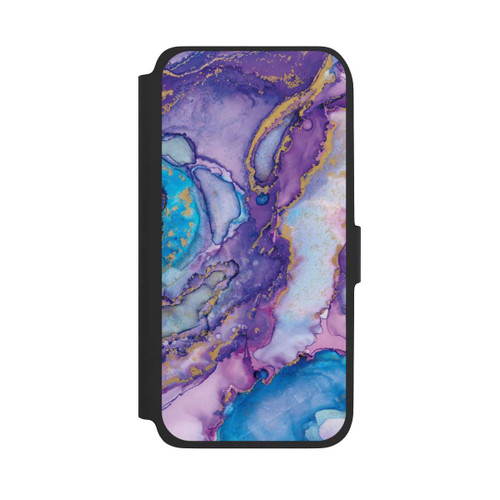 Samsung Galaxy A17 5G NIVOflip Purple und Blue Swirl Ink