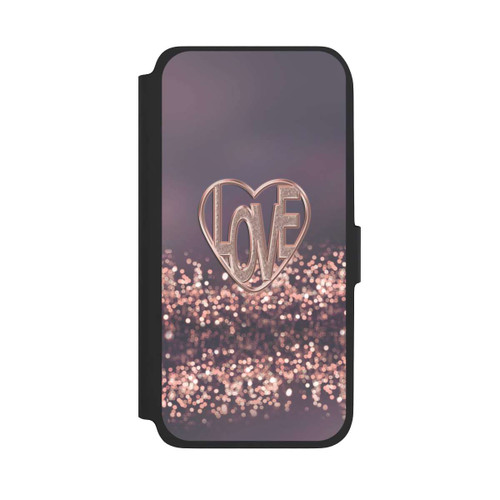 Samsung Galaxy A17 5G NIVOflip LOVE Glitzerrosa