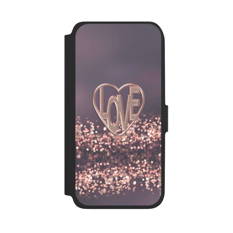 Galaxy A17 5G NIVOflip LOVE Glitzerrosa