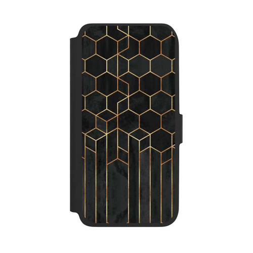 Samsung Galaxy A17 5G NIVOflip Schwarze Sechsecke