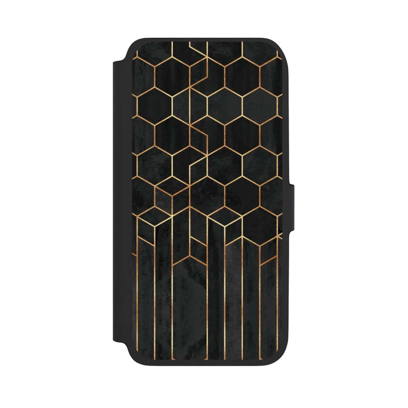 Galaxy A17 5G NIVOflip Schwarze Sechsecke