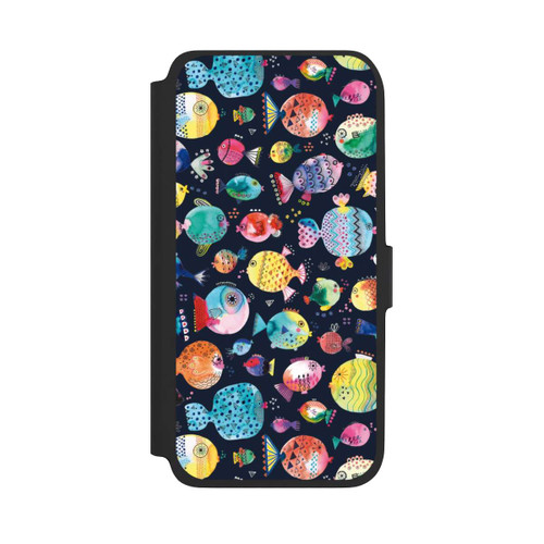 Samsung Galaxy A17 5G NIVOflip Beach Puffer Fishes Kids Navy