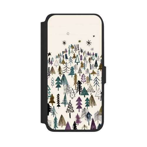 Samsung Galaxy A17 5G NIVOflip Mountain Trees Forest Purple