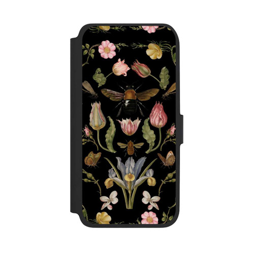 Samsung Galaxy A17 5G NIVOflip Wildblumen und Biene Schwarz