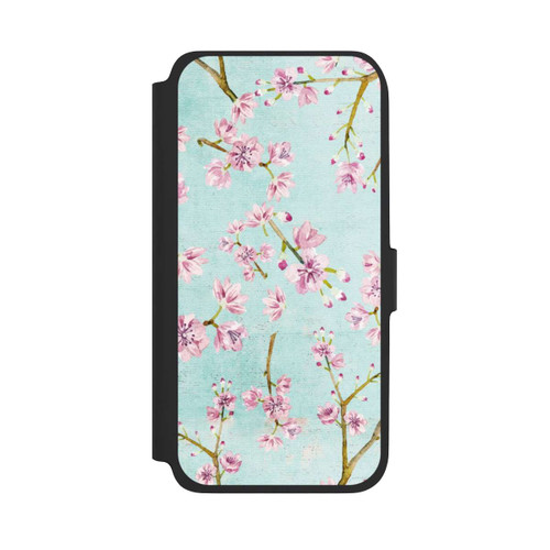 Samsung Galaxy A17 5G NIVOflip Cherry Blossom Twigs Pattern Light Blue