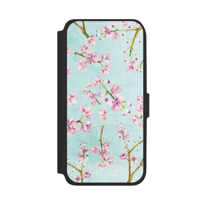 Galaxy A17 5G NIVOflip Cherry Blossom Twigs Pattern Light Blue