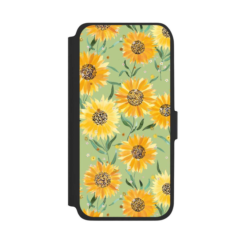 Galaxy A17 5G NIVOflip Sonnenblumen grün