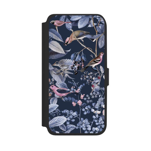 Samsung Galaxy A17 5G NIVOflip Oiseaux et Baies Bleu