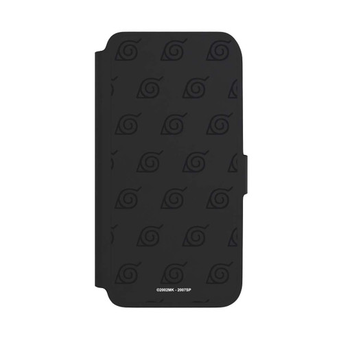 Samsung Galaxy A17 5G NIVOflip Black Konoha Pattern Transparant