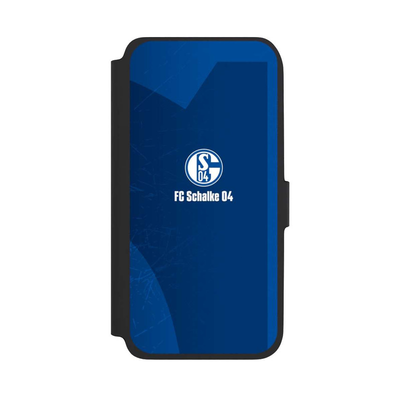Galaxy A17 5G NIVOflip Schalke 04 Blauer Hintergrund Mit Logo