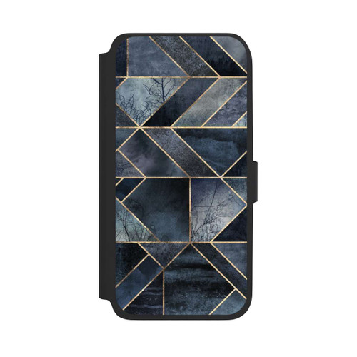 Samsung Galaxy A17 5G NIVOflip Abstraktes Natur-Dunkelblau