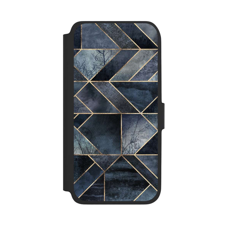 Galaxy A17 5G NIVOflip Abstraktes Natur-Dunkelblau