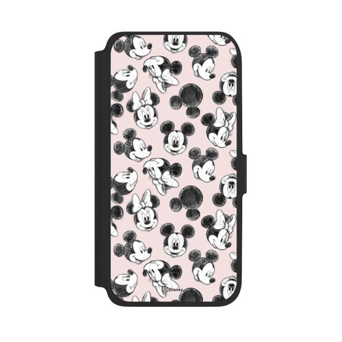 Samsung Galaxy A17 5G NIVOflip Minnie &amp; Mickey Viele Gesichter Pink