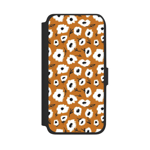Samsung Galaxy A17 5G NIVOflip Pattern Fleurs Ocres