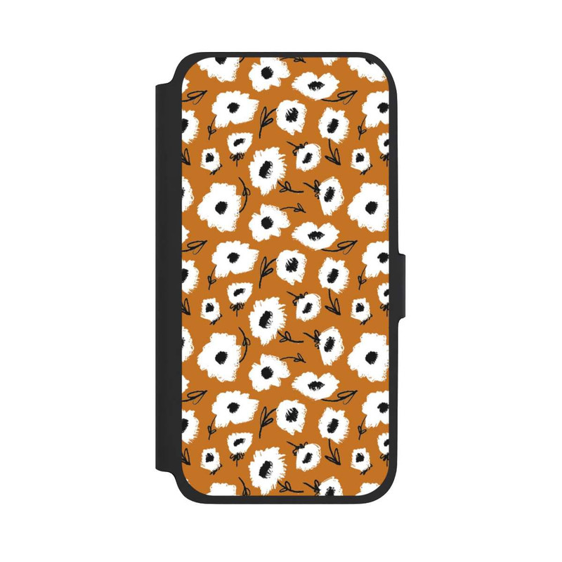 Galaxy A17 5G NIVOflip Pattern Fleurs Ocres