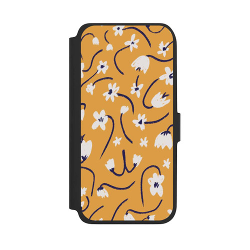 Samsung Galaxy A17 5G NIVOflip Pattern Petites Fleurs Jaunes