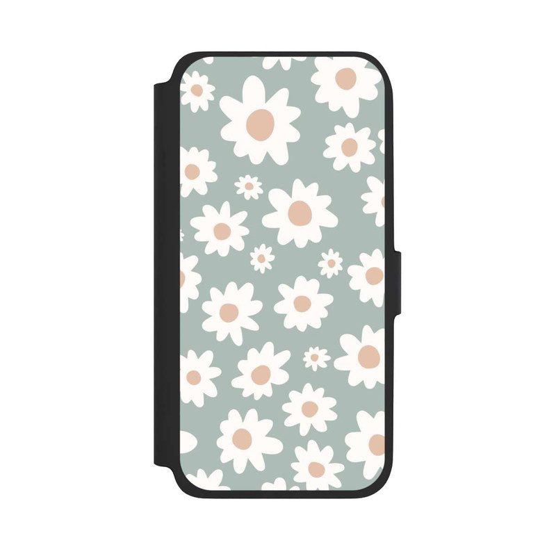 Galaxy A17 5G NIVOflip Gänseblümchen Muster grün
